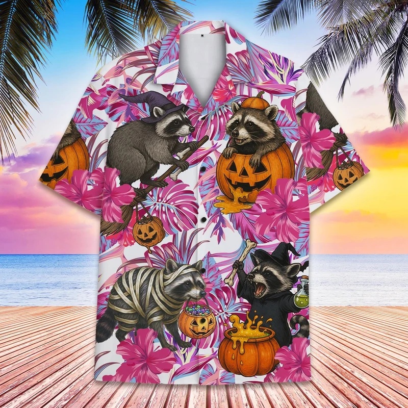 Vintage Hawaiian Floral Shirt - Camicia Estiva da Uomo con Motivo