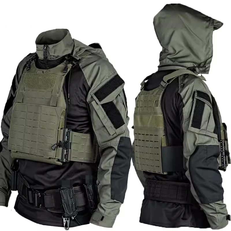 Tactical Military Shirt Cargo - Set Camicia e Pantaloni Tattici CP