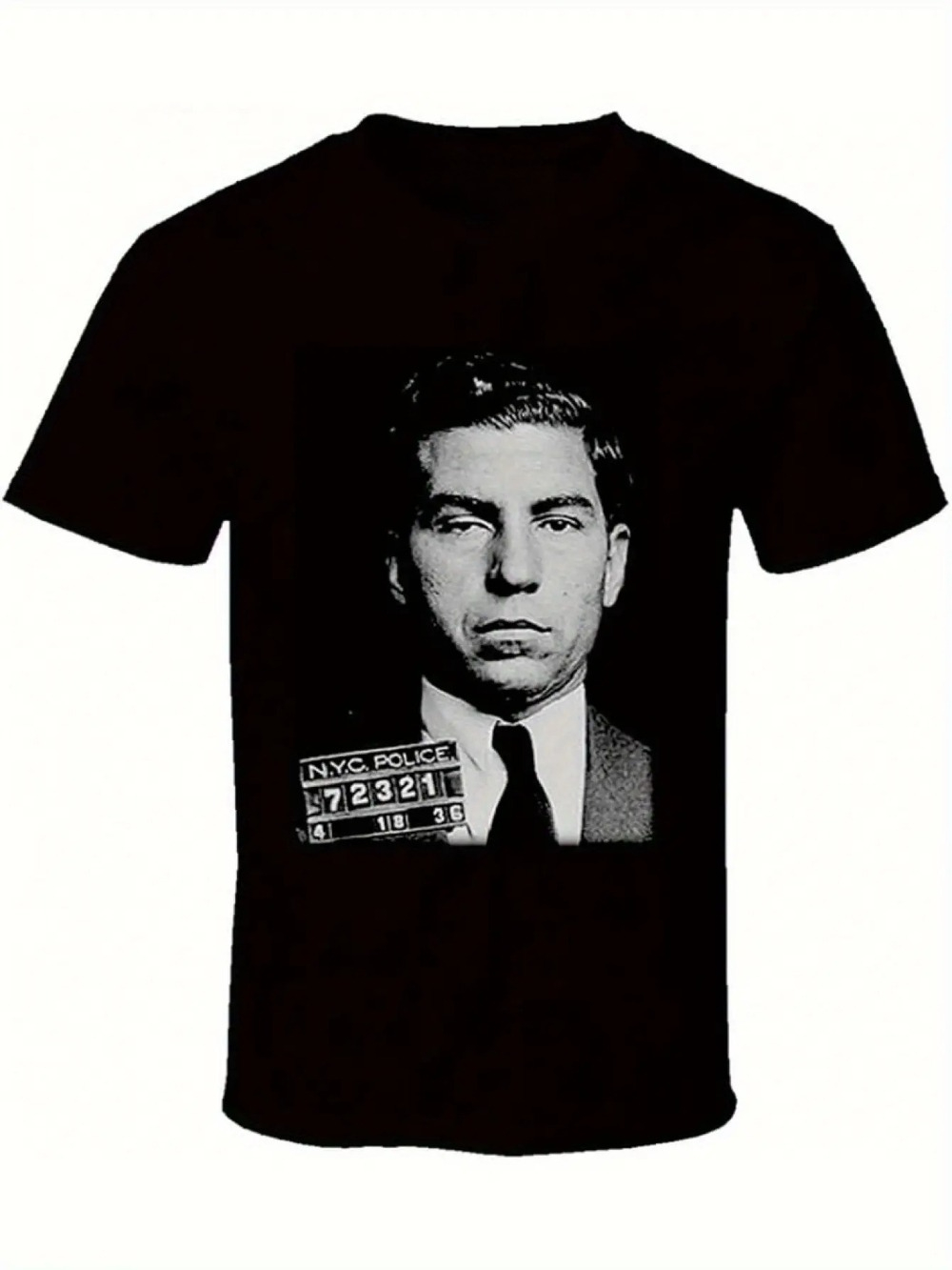 T-Shirts - T-Shirt Luciano Mafia: Grafica Vintage con