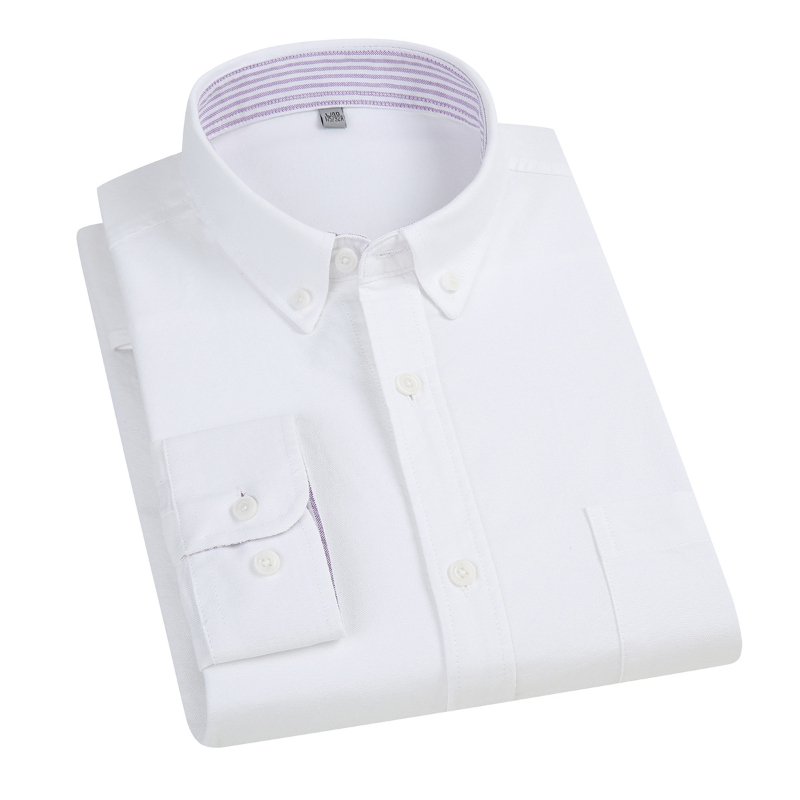 Camicia a maniche lunghe in co - Oxford Cotton Casual Shirt Business recensione e prezzo