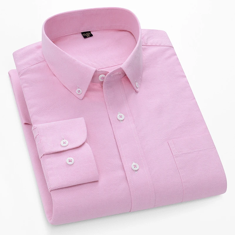 Camicie Oxford a Maniche Lungh - Oxford Cotton Casual Shirt Business recensione e prezzo