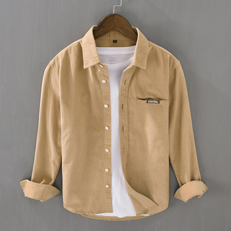Camicia in velluto a coste a m - Corduroy Button Up Shirt Men recensione e prezzo
