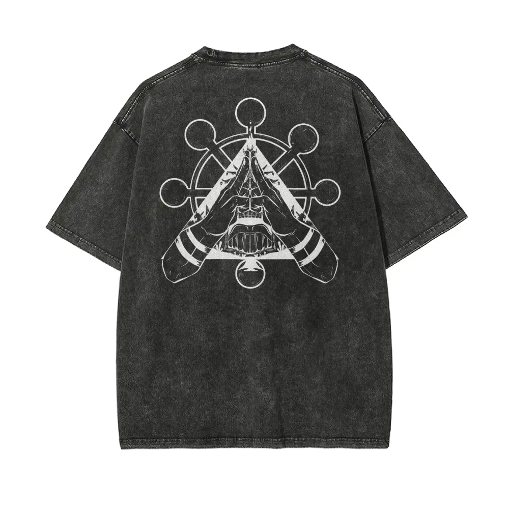 T-shirt Jujutsu Kaisen Sukuna  - Acid Wash Vintage Graphic T Shirt recensione e prezzo